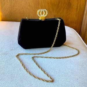 SOLD - Not For Sale 
3 for $20 - Cute velour evening bag
